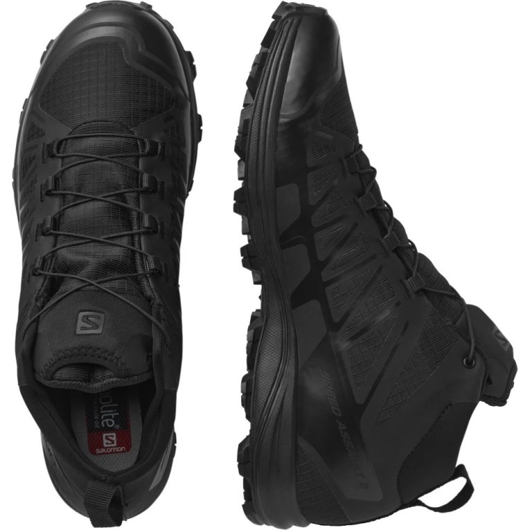 Botas Tácticas Salomon Speed Assault 2 Hombre Negros | MX OUMX826